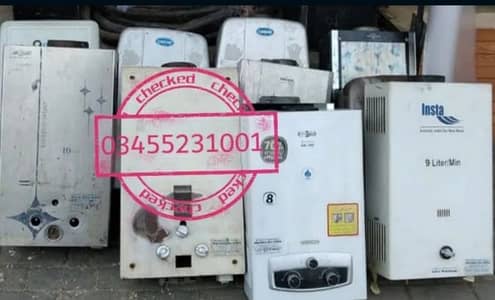 Instant gas geyser reparing