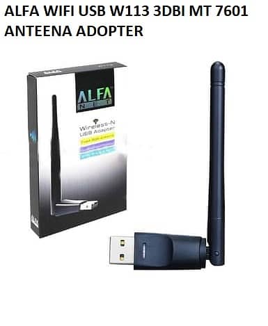 Alfa Wifi USB Adapter Mini 300 Mbps / Single ANTEENA / Double Antenna 2