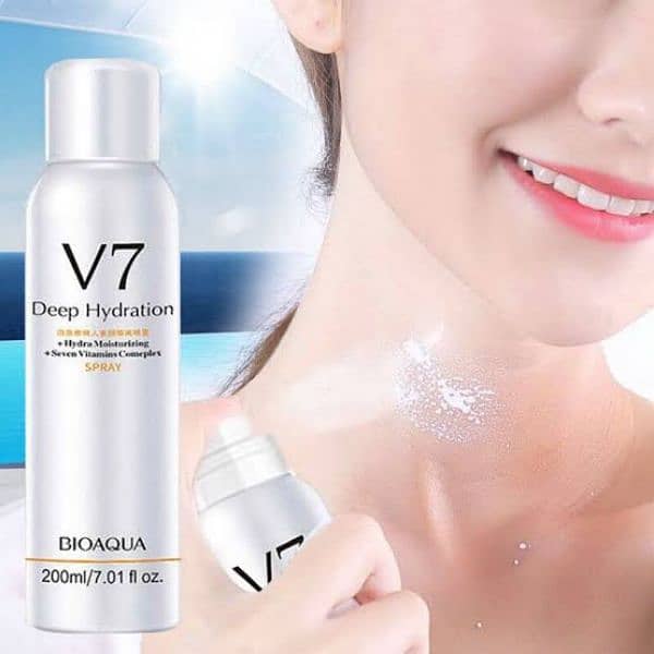 New) BioAqua V7 Deep Hydration Whitening Spray 200-ML 0