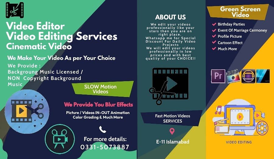 Video Editing Services, Film Makers, Video Producers, Cinematic Videos 0