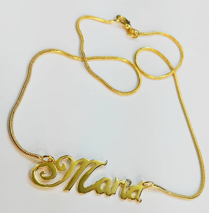 Gold Plated Name Lockets 3