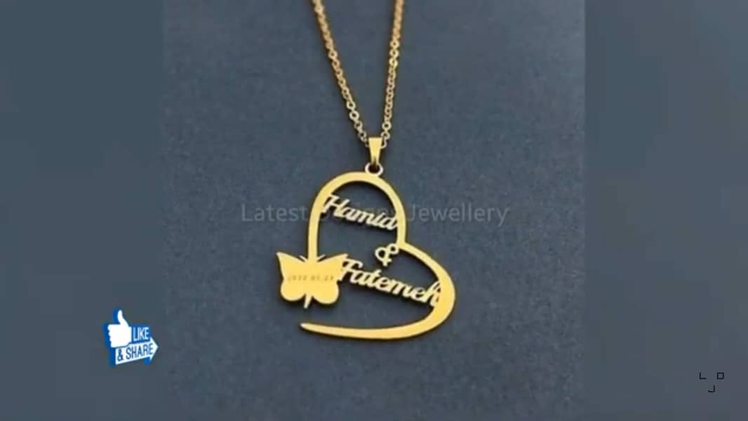 Gold Plated Name Lockets 5