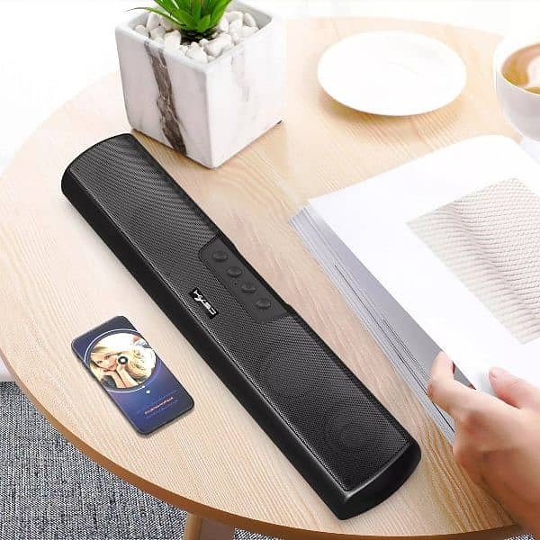 Wireless Bluetooth Soundbar, Desktop Speaker, Home Theater System 8