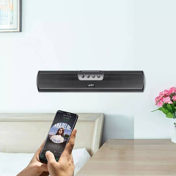 Wireless Bluetooth Soundbar, Desktop Speaker, Home Theater System 10