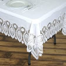 Vinyl Lace Tablecloth Protects Tablecover 1