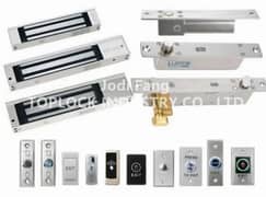 electric bolt lock magnetic lock housing glass Access control system