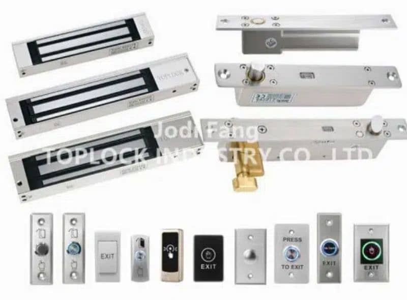 electric bolt lock magnetic lock housing glass Access control system 0