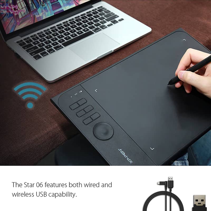 Graphics Tablet XP-Pen Star 06 wireless Drawing only for Window PC | M 1
