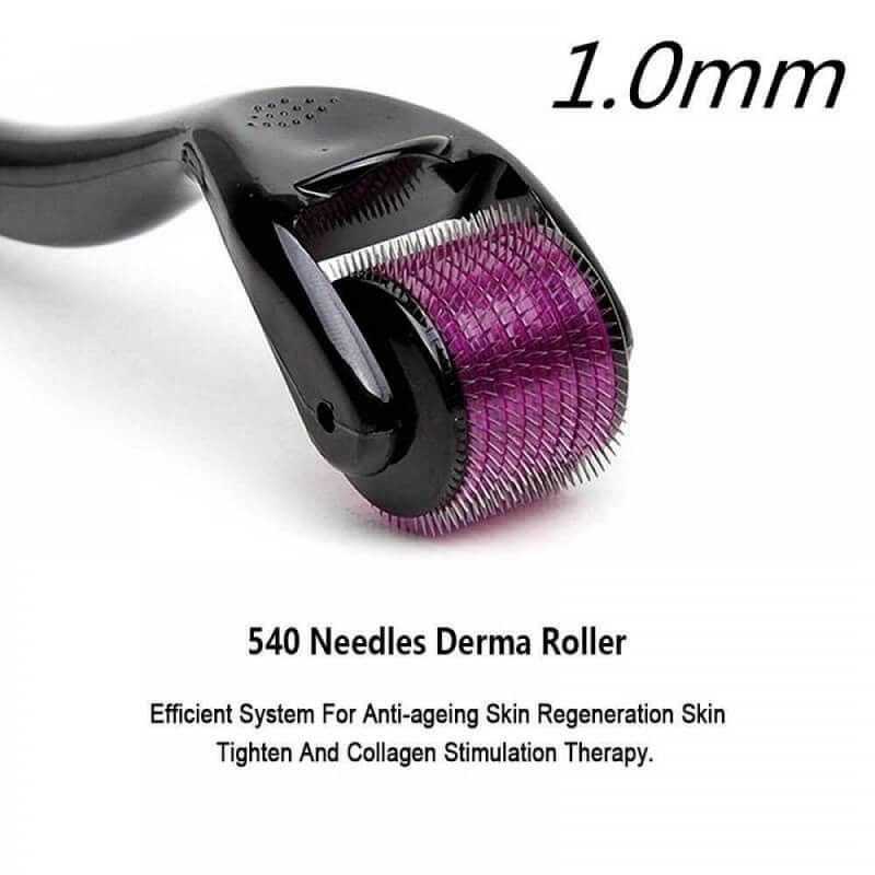 New) 540 Titanium Microneedle Derma Roller 0.5mm For Men/Women 2