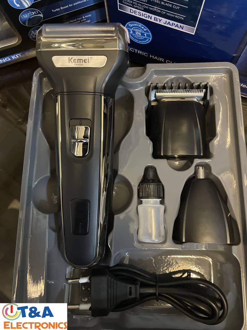 Kemei Shaver and Trimmer 3 in 1 cash on delivery 0