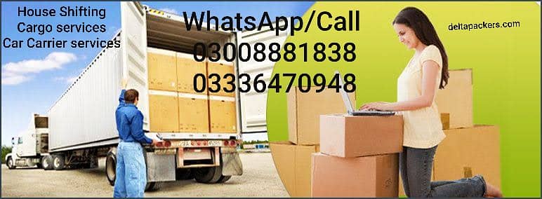 Movers and Packers, Home Shifting, Cargo, Car Carrier, Courier, movers 2