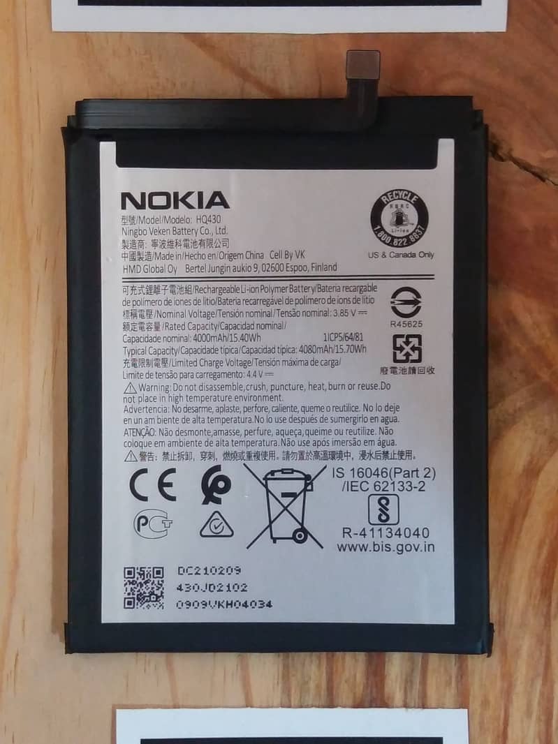 Nokia 3.4 Battery HQ430 Original Replacement Price in Pakistan 1