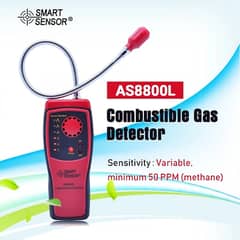 Gas Analyzer Combustible Gas Detector  Flammable Natural Gas Leak