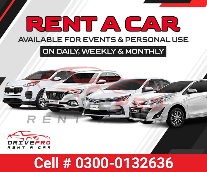 Rent A Car With & Without Driver 0