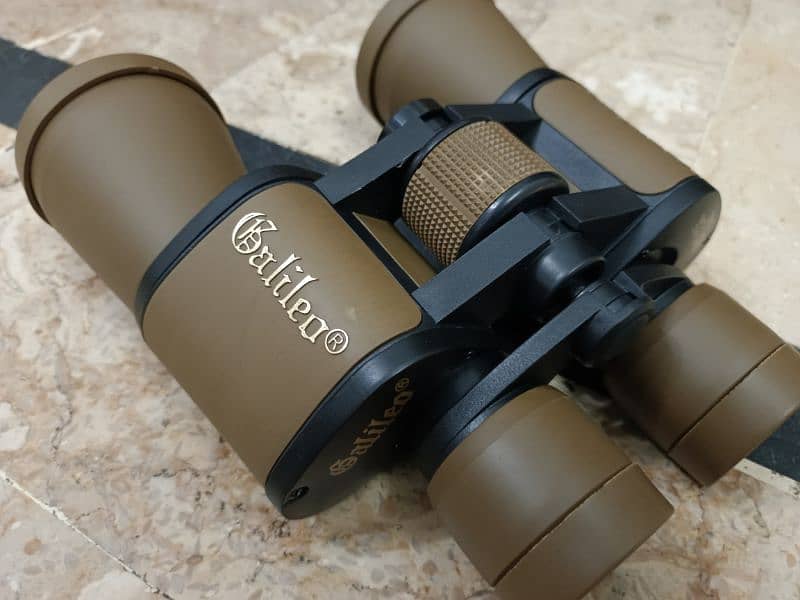 Italian Brand Galilio 20x50 military brown binocular 5