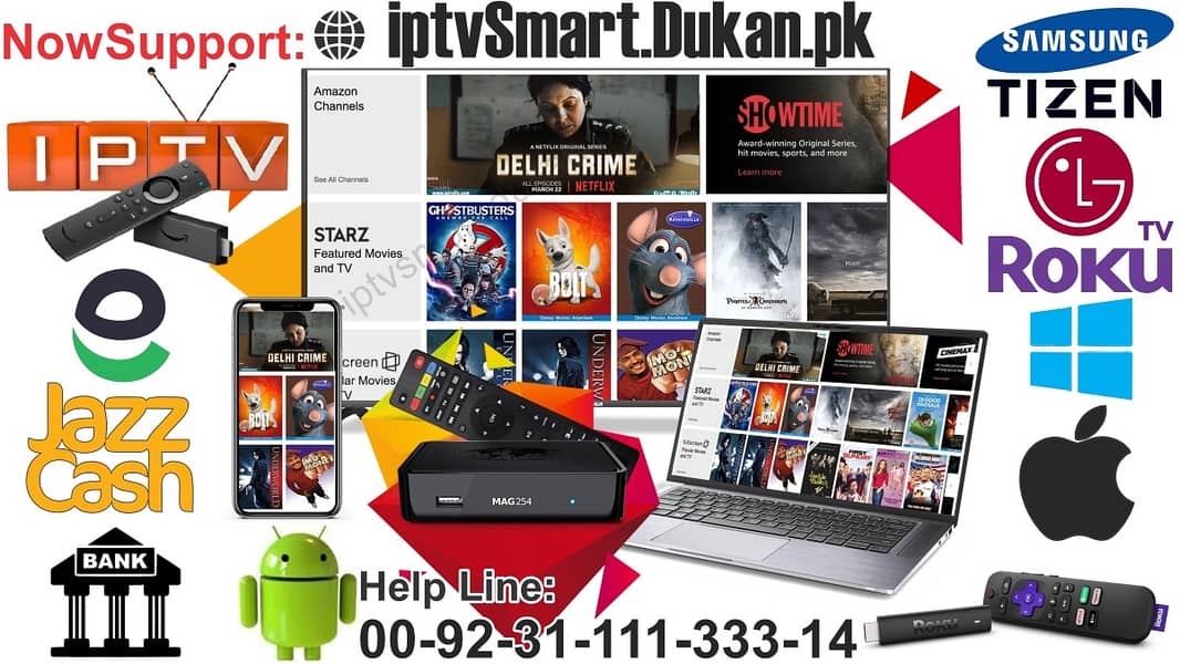IPTV SERVICES - 4k hd fhd UHD Tv - 3D Dubbed Movies - All Web Series 3