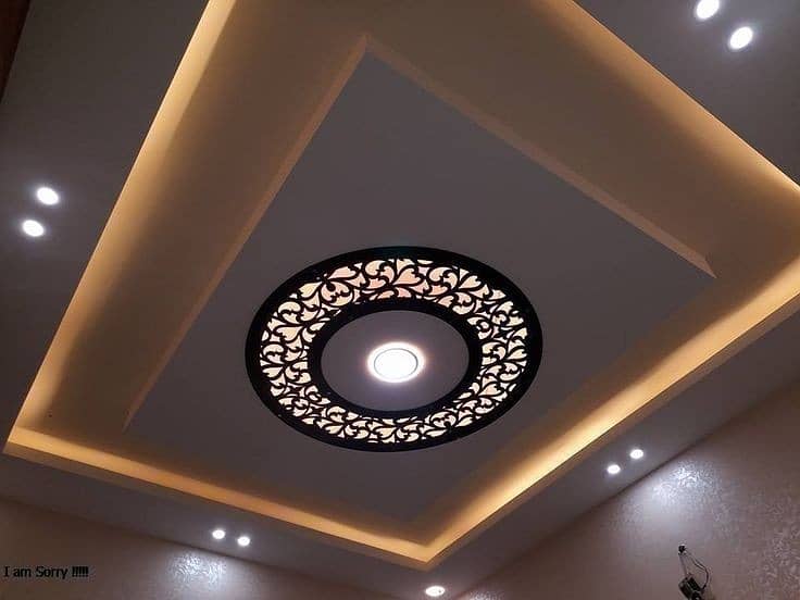 Pop ceiling work /Wall paneling/Best Roof 3D Fall ceiling Design 3
