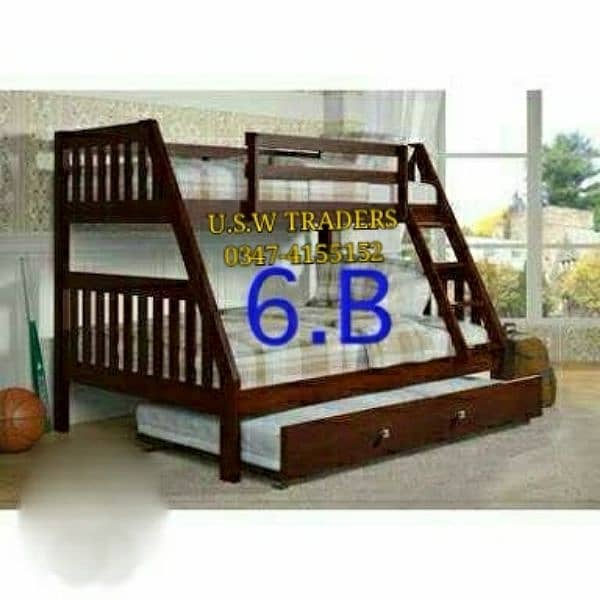 iron folding bunker triple beds kids and elders 8