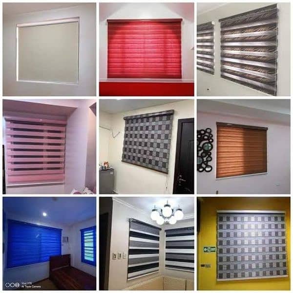 Window Blinds/ Zebra blinds/ Wooden blinds/ Roller blind 5