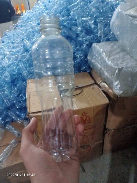 empty plastic water, Juice and beverages bottles 1