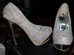 bridal foot wear imported 6 inch heel.