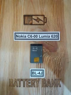 Nokia BL-4J BL4J 600 C6-00 Lumia 620 Battery Battary Bettery Batri