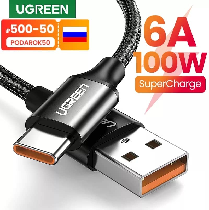 Ugreen Branded Fast Charge Type C Cable 0