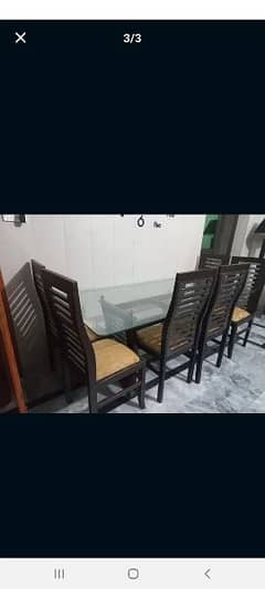 dining table with 6 chairs