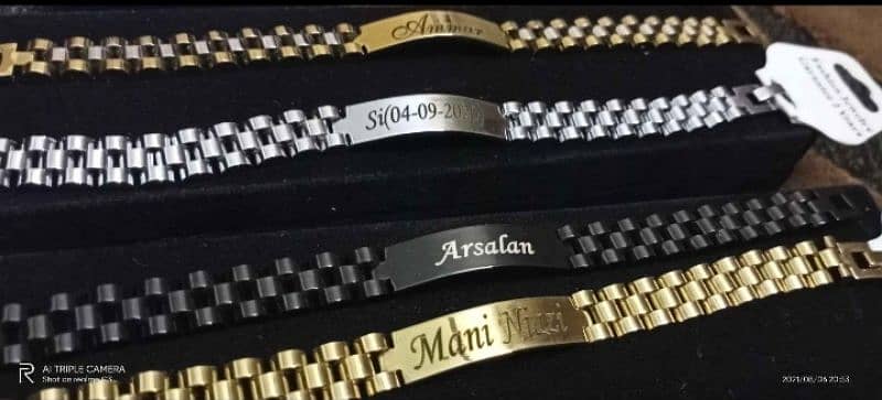 Bracelet with or without name 9