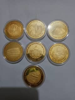 7 Wonders of the World Coin Set 0