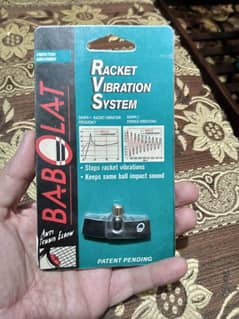 Babolat Racket Vibration System.