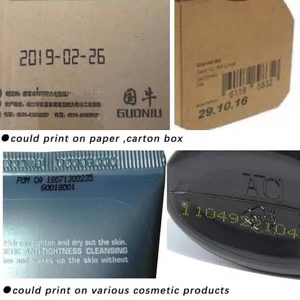 handheld inkjet printer expiry date batch code printer 6