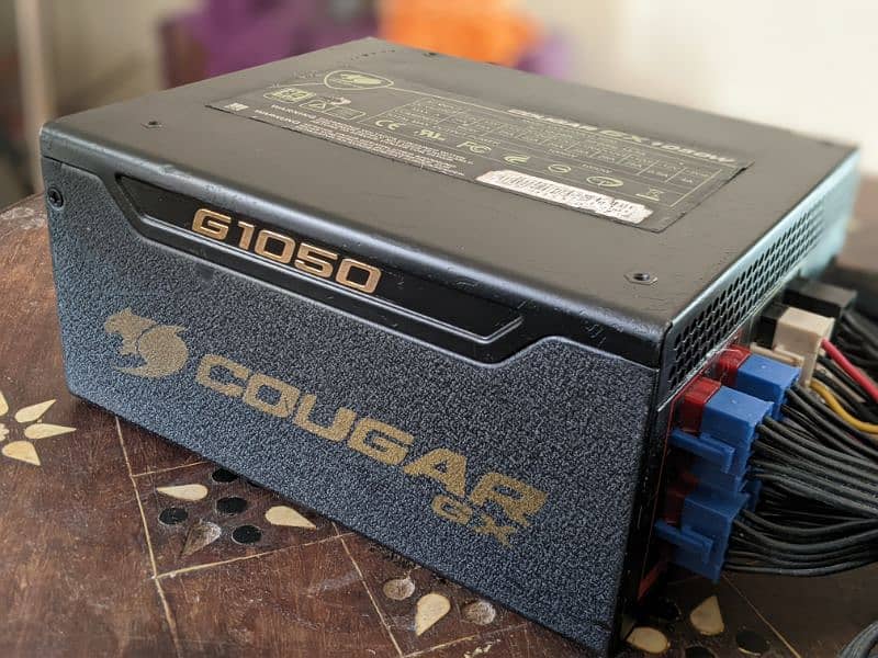 CaugarGX G1050w semi modular powerful 80plus Gold PSU (power supply) 1