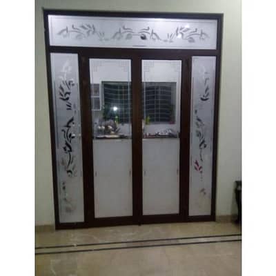 Alcop Aluminium Fiber Glass shed  Doors windows + mirrors