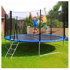 Trampoline with Enclosure Net,6FT Trampoline with Safety Enclosure - I 0