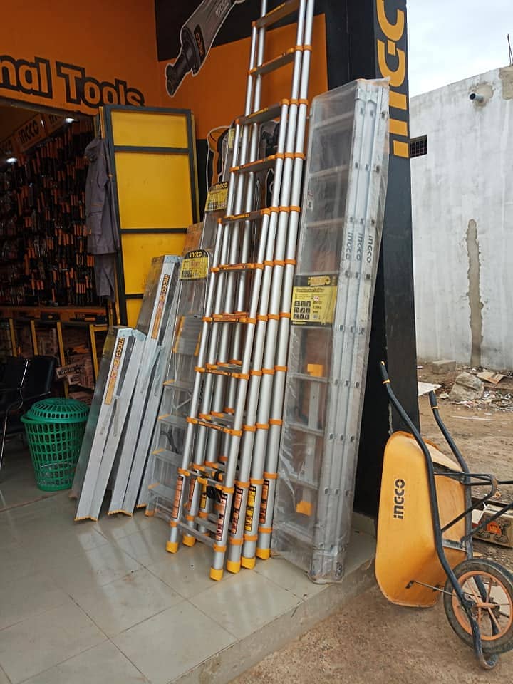 imported good quality aluminum foldable ladder with 6 months warranty 3