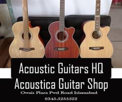 Quality guitars collection at Acoustica Guitar Shop