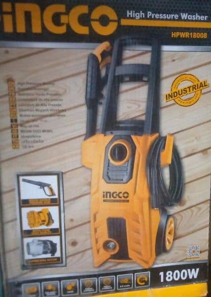 New Original Ingco High Pressure Car Washer 1200 watt 4