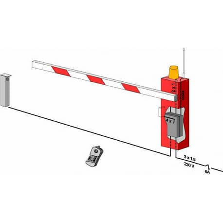 UHF Boom Barrier / Turnstyle, Zkteco/Garrent Walk gate,4-6-1 Zone etc 3