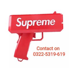 Cash Gun for fun in Party/Event May use for Promotional Activity