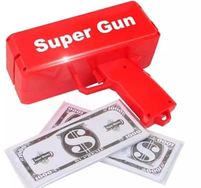 Cash Gun for fun in Party/Event May use for Promotional Activity 2