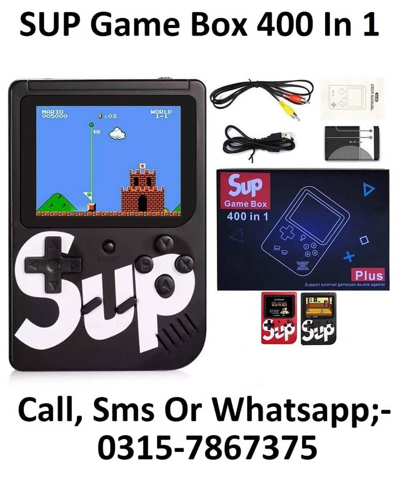 Super SUP Game Box 400 In 1 Games Can connect with your TV sys Gamebox 0