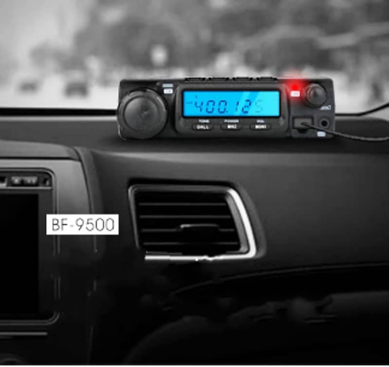 New Car Mobile Wireless Vehicle Radio FM 50W BF-9500 UHF Walkie talkie 0