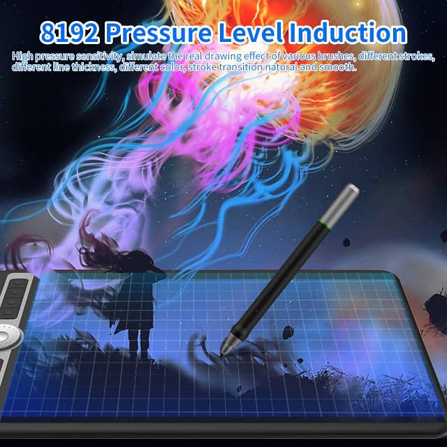 Drawing Tablet Orignal BOSTO T1060 Digital Graphic Tablet 10 x 6" 1