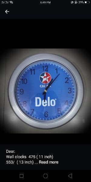 customize wall clock printing promotional advertising 0