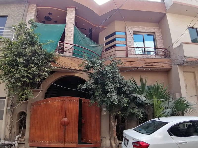 5 marla double story House in green cap hosing sosity gajumata bus st 19