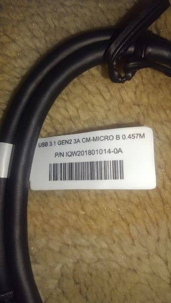 type C to external hard drive cable 3.1 2