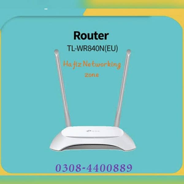 Tp-Link TL-WR840N 300MBps 4in1 Wireless Router 2 Antena Super fast 1
