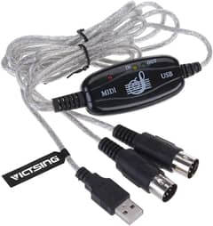 MIDDI TO USB KEYBOARD Cable music editing Middi cable
