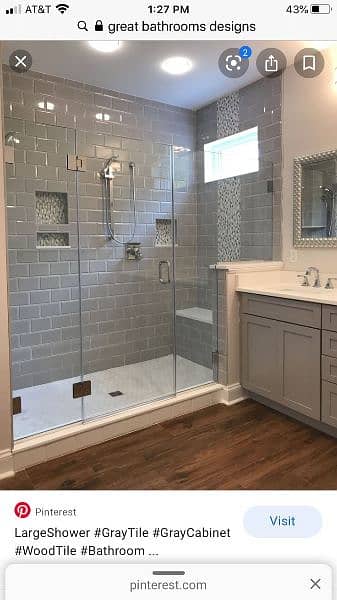 shower cabin and glass screen 1